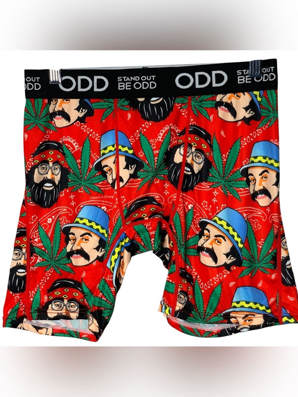 ODD Mens Boxer Briefs Cheech & Chong Size M NWOT Novelty Graphic Streetwear